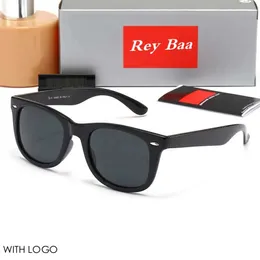 الكلاسيكية 2024 Retro Men Brand Ray Ray Sunglasses for Women Designer Eyewear Band Bands Metal Frame Designers