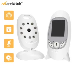 Monitore VB601 Elektronischer Babyphone mit Kamera Video 2 Zoll LCD Neugeborene Baby -Sachen Baby Kamera Temperatur Babyphone 2 Wege Audio