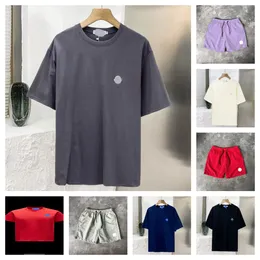 Дизайнерская футболка мужские шорты баскетбольные шорты T Рубашки модные одежда вышивка Письмо Письма Бизнес с коротким рукавом Tops Tees Дизайнерские мужские плавающие шорты