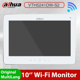 カメラDahua Multianguage VTH5241DWS2オリジナル10インチTFT WiFi屋内モニタービデオインターコムVTOワイヤレスドアベルIPカメラアラーム