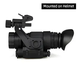 SCOPES HD الأشعة تحت الحمراء PVS14 NIGHT VISION SCOPE NVG أحادي 2x28 لخوذة مثبتة على الظلام صيد IR 200M Range Night Viewer