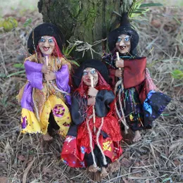 Decorative Figurines 1Piece Hanging Horror Witch Figurine Halloween DIY Decoration Pendant Ornaments For Party Garden Happy Holiday Decor