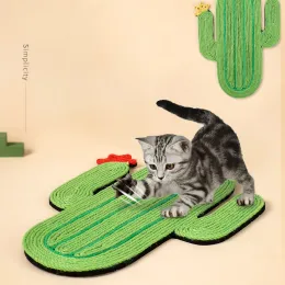 Toys Cat Scratch Board, Cactus Style Anti Cat Scratch Slipe Claw Board, Hanging Cat Scratch Pad, Cat Toys som inte tappar skräp