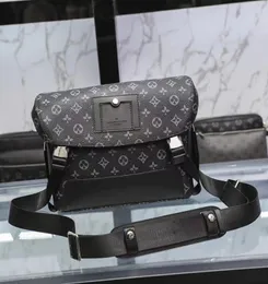 trevligare märke klassisk designer mode män messenger väskor affärer leisurebag skolväska axel handväskor man handväska färg svart9963059