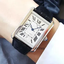 Dials Movement Automatic Watches Carrtier Mens 시계 대형 탱크 시리즈 기계식 W5200027