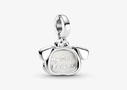 100 925 prata esterlina meu cão de estimação Dangle Charm Fit original European Charm Bracelet Moda Mulheres Jóias de noivado de casamento ACC6064307