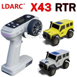 Автомобиль Ldarc X43 RTR Crawler RC Car 1/43 Моделирование полного времени 4WD Дистанционное управление мини -скалолазом.