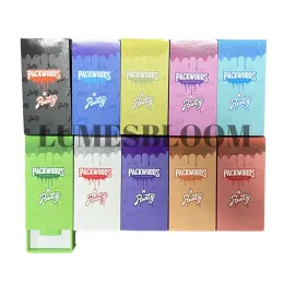 Bins Empty Sponge Cartridge Storage Packwoods Paper Box 1ml 2ml Tank Conatiner Push Type Runtz Packaging Sticker Customize Logo