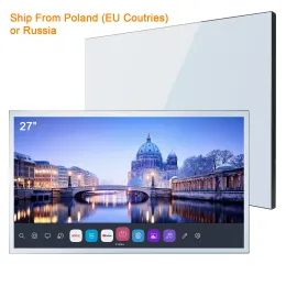 Controllo da 27 pollici Smart Magic Mirror Bagni TV LED Webos Webos Webos System doccia Android Wifi Television DVB ATSC VOCE CONTROL ALEXA