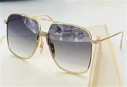 Topp modedesign solglasögon S100 Alkam fyrkantiga metallramar Enkel och mångsidig stil UV 400 skyddande utomhusglasögon med GLA4673798