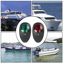2pcs LED Navigation Beleuchtungssignal Warnlampe für Marine Boat Lastwagen Anhänger Van Traktor Universal Accessoires 240422