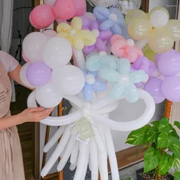 Decorazione per feste 50/100 pezzi 260 Long Magic Balloon Modeling a colori misti Modellazione in lattice Candy MacAron Birthday Birthday Wedding Ceremony