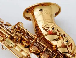 Saksafon kavisli soprano saksafon sc991 scwo10 altın lake sax kavisli soprano müzik aletleri profesyonel