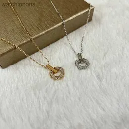 ファッションラグジュアリーブルガリーデザイナーネックレスSeiko Advanced Versatile Copper Coin Necklace Womens Pure Silver Diamond Pendant Jewelry with Logo and Gift Box