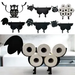 Towels Cute Black Sheep Toilet Paper Roll Holder Novelty Free Standing or Wall Mounted Toilet Roll Tissue Paper Storage Stand