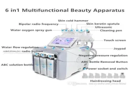 6 w 1 Woda tlen Hydrafacial Dermabrazion Machine pielęgnacja skóry głębokie oczyszczanie złuszczanie hydro dermabrazionu pel peel equippey 2815321