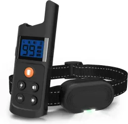 Collars Dog Shock Collar Waterproof Training Collar for Dogs Large Medium Small with Rechargeable Remote Beep Vibration Shock Vibration