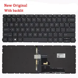 Клавиатуры Новый подлинный ноутбук Rreplacement Cheelboard, совместимый с HP Probook 430 435 435R G8 Zhan66 Pro 13 G4 G5