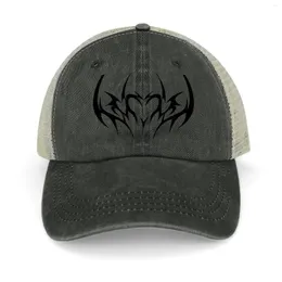 Ball Caps Edgy Heart Cowboy Hat Anime Big Skute Trucker Hats for Men Women's