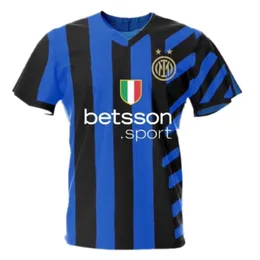 2024 2025 Inter Milansoccer Jerseys 24 25 남성 키트 키트 축구 셔츠 팬 플레이어 버전 어린이 유니폼