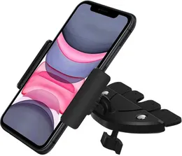 Cell Phone Mounts Holders Univerola Car Phone Holder Gravity Linkage Mobile Phone Mount for CD Slot Adjustable 360 Rotation Auto Lock Car Cradle Y240423