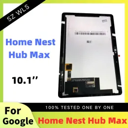 Google Home Nest Hub Max Display LCDおよびTouch Screen Digitizerセンサーアセンブリ用のパネルNew 10.1 "オリジナルLCD