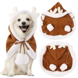 Giackets CAT CAT Dog Fawn Pet Cape Costume CAT CAT Dog Tranky Transformation Clothes Pet Christmas Moose Cape