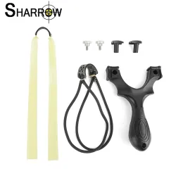 Arrow Professional Outdoor Bark Bow Gate Slingshot Catapult Flat Rubber Band 고품질 투석기 사냥 사냥 슬링 샷