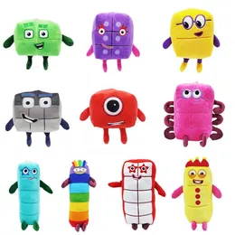 Erken çocukluk eğitimi bebekleri için toptan numberblocks canavar peluş oyuncaklar