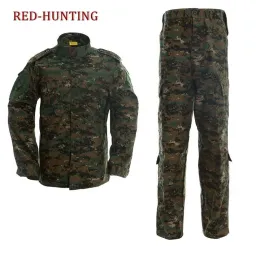 Calzature deserto giungla camuffi esterno uniforme uniforme da combattimento da combattimento bdu giacca e pantalone