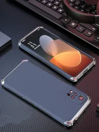 Ayakkabı Zırh Alüminyum Mat Telefon Kılıfları Xiaomi 11 Lite 5G NE 13 Pro 12 11 Ultra Poco X3 GT F3 5G Metal Çerçeve Sert TPU Buzlu Kapak