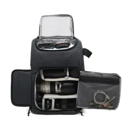 バッグ防水カメラバッグ写真カメラカノン用バックパックnikon sony xiaomiラップトップdslrポータブルトラベルトリポードレンズポーチビデオバッグ