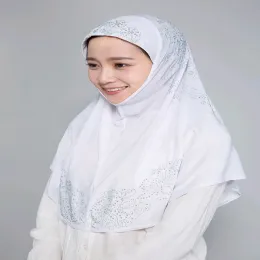 여성 이슬람 스카프 숄을위한 의류 무슬림 히잡 무슬림 머리 스카프 이슬람 머리 스카프 모자 amira aira headwrap기도 hijab
