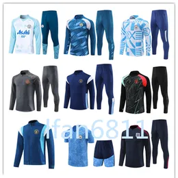 HAALAND 23 24 soccer tracksuit DE BRUYNE MANS CITIES GREALISH STERLING FERRAN MAHREZ FODEN 2023 2024 men kids kit football training suit uniforms