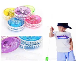 Yoyo LED تضيء ألعاب غزل الأصابع للأطفال احترافية ملونة youhou ball ball لعبة لعبة الكبار GIFTS8763461