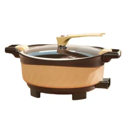 Мультикукеры приготовления приготовления электрическая скороварка 7L растягивание горшок электрический wok без палочки жарена