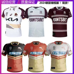 Men Jersey Nrl Mustang Dolphin Homeaway Marley Seahawk Olive Short Sleeved Top Training Rugbyjersey