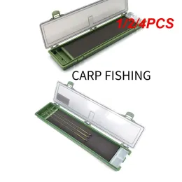 Tillbehör 1/2/4st Multifunktion Separate Grid Carp Fishing Tools Box Lure Bait Storage Boxes Fishing Hook Fishline Hair Rig Container