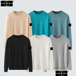 Mens T-Shirts Sweaters Tasarımcı Hoodies Örgü Sweatshirt Mürettebat Uzun Slevee Plover Hoodie Çift Giyim Sonbahar ve Bahar Sıcak Sto Dhq9p