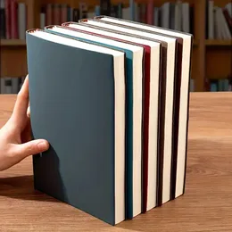 Caderno de couro macio A5 com 120 páginas internas capa à prova d'água e toque confortável 240420