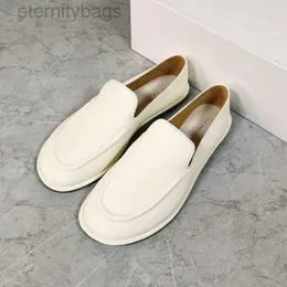 A linha Linha Small Designer Number Sapatos Lefu Sapatos Super confortáveis ​​Couro macio Sapatos de avó de couro Casual Casual Sapatos solteiros 2024