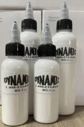 Inks 30ML 60ML 120ML Natural Plant Professinal Tattoo Ink White Color Semi Permanent Makeup Pigment Paints Bottles Body Art Tool