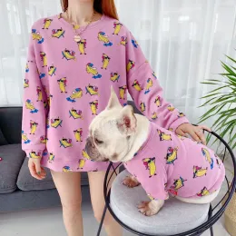 Jackets Cartoon Roupos de cachorro Pet Clothing Clothing For Small Dogs Fantaspume French Bulldog Camisa de animais de estimação Spring Autumn Dog Hoodie ROPA PERRO