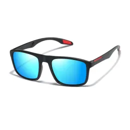 Sunglasses Fashion Polarized Square Sunglasses Unisex Sports Driving Durable Luxury Brand Design UV400 Mirror Sun Glasses With Metal Hinge
