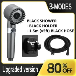 Purificatori 3 Modie Filtrate Schema della doccia Risparmio ad alta pressione ECO Showerhead OneKey Stop Water Dhouch Accessori per il bagno