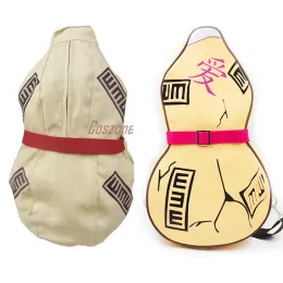 Väskor Gaara Gourd Bag Cosplay Prop Pu Bags Canvas Ryggsäck Student School Bag Teenage Casual Travel Axel Väskor gåva