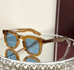 Синие линзы Мужчины солнцезащитные очки ацетат волоконно-волокна
