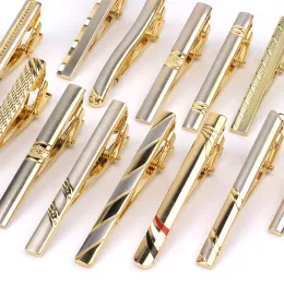 Clips Goldren Tie Clip for Men Classic Meter Tie Clips Alloy Tie Bar Qualit