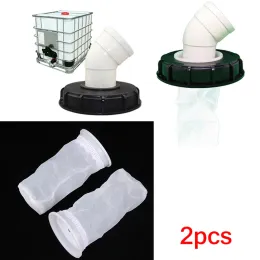 Purifiers 2Pcs IBC Nylon Filter For Venting Ton Barrel Cover Tote Tank Lid Garden Water Irragtation Filters IBC Ton Barrel Accessories