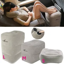 Kudde iGable Travel Pillow Footrov Pillow Sleep Resting Pillows Foot Pad Step Stool Tourist Pall For Airplanes Train Kids Bed